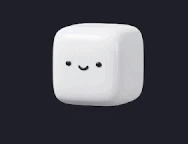 Cute cube mascot animation